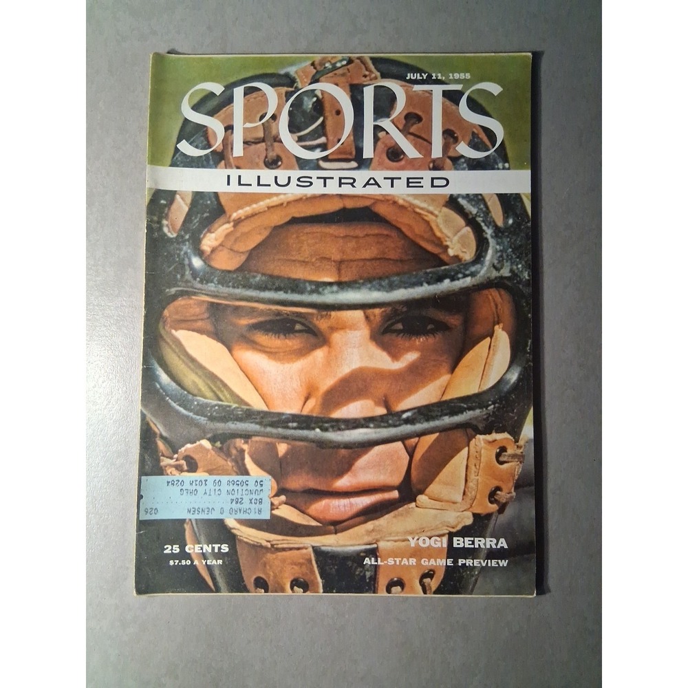 Sports Illustrated July 11, 1955 (Yogi Berra) W/ Label